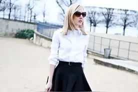 今年夏天，“A字百褶裙”火了！遮臀、遮腿、遮膝盖，优雅高级图片