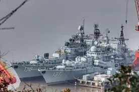 现代级驱逐舰的余热，变身火力支援舰可再战十年，双管舰炮很彪悍图片