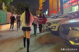 广州小新塘网红遍及街头，路上气氛浓厚，无一游客敢搭讪图片
