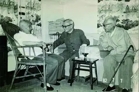 纪实 | 三位大师，一帧合影图片