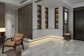 进门就是厅？2022年玄关这样设计，比多买10㎡还划算图片