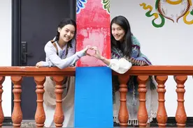 8月16日，西藏首部当代现实题材微短剧《去桃花盛开的地方》开播！图片