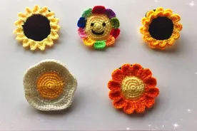 毛线钩针编织6款漂亮的发圈头饰，精致又漂亮，教程（文字）图解图片