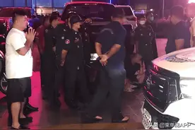 柬埔寨西港多名中国男子酒后闹事被抓图片