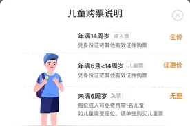 火车儿童购票依年龄为标准大快人心！图片