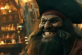 假如AI生成《海贼王》真人版角色，黑胡子简直绝了，红发很帅气图片