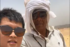 笑死！小伙埃及旅游被坑，用最怂的语气说最狠的话，完美取证！图片