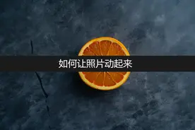 如何让照片动起来？看完你就明白了图片