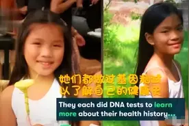 中国的双胞胎女婴，被美国两个家庭收养，19年后，俩女孩差别很大图片