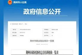 荆州最新发布：就业创业培训补贴政策来了图片