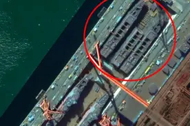 中国6艘巨舰被法国卫星拍到！照片很清晰，中国有这样的卫星吗？图片