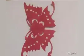 二方连续剪纸蝴蝶图案图片