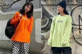 初夏季节，穿长袖T恤、薄款卫衣最适合！搭配简单凸显时尚感图片