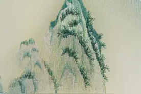 玄关画选什么？门对山峰峰对门，家居山水人杰灵，全家都是有福人图片