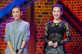 许晴穿衣真大胆，镂空蕾丝装配豹纹，不仅不显俗，意外时髦又新潮图片