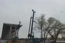 我的重点项目报告｜东二环路燕北段开工建设图片