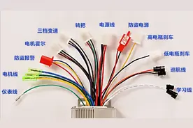 电动车上有个开关，没电还能让车继续跑5~10公里，半路没电用得上图片