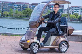 不要驾照，带遮雨棚！这3款电动小四轮车，5199元起，很适合老人图片