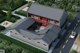 19×21米一进四合院，占地仅300平，四合院中极少的存在图片