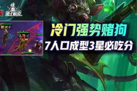 云顶之弈：冷门赌狗老鼠拼多多！7人口成型三星必吃分图片