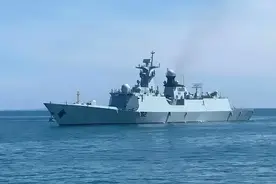 交付巴基斯坦的护卫舰，比我军自用的还先进，是造船厂偏心吗？图片