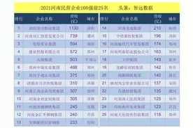 2021河南民营企业100强：洛阳安阳南阳竞争激烈图片