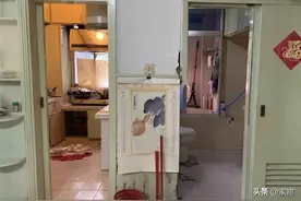 姑娘改造二手房厨卫：打通隔墙，将老破小厨房变开放式，太显大了图片