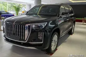 红旗LS7开始预售！黄金式内饰，升降车标，东方劳斯莱斯图片