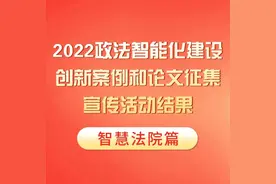 2022智慧司法创新案例、方案、产品、论文图片