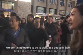 面对十几人毫无惧色，在英华人怒怼“港独”，却遭到暴徒死亡威胁图片