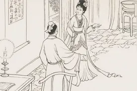 民间故事：衙差遇绣娘生情，起色心将其玷污。绣娘大哭：送不走了图片