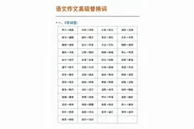 语文作文高级词汇，真的太绝了图片