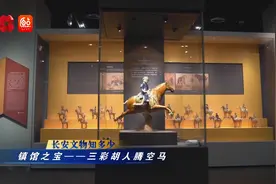 你好 我的城 | 长安文物知多少“镇馆之宝——三彩胡人腾空马”图片