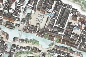 高德手绘地图，自己截图拼凑的（江南古镇:乌镇 南浔 西塘等）图片