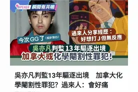 刑满后或受化学阉割！吴亦凡案件大快人心，网友脑补其监狱生活图片