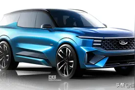 新车 | 尺寸超越汉兰达，配2.0T混动系统，长安福特锐界L实车曝光图片