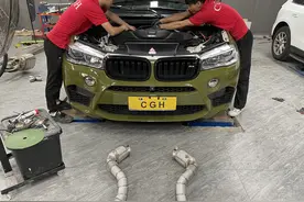 告别排气不畅、声浪疲软？这里告诉你，F86宝马x6m头段这样改图片