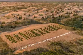 中东沙尘暴导致5000人就医，“光伏治沙”防治荒漠化实现多重效益图片