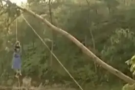 2015年,广西一女子被吊树上,婆婆拿鞭子狂抽,不一会女子没了动静图片