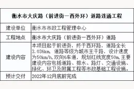 衡水市区大庆路西延工程系列报道图片