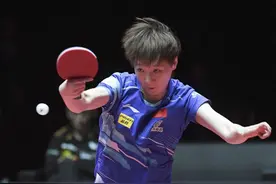 澳门乒乓球世界杯：国乒7人晋级图片