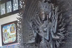 四川深山中这座1800多年的寺院，七千年乌木千手观音你见过吗图片