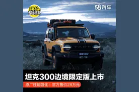 原厂性能强化！限量3000台！坦克300边境限定版上市 售价28万元图片