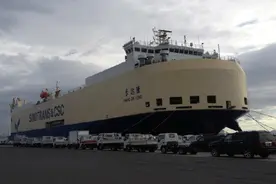 中国滚装渡轮突破75万吨，可运送7个集团军，渡海登岛不愁没船用图片