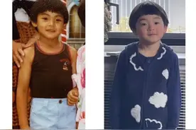 鹤野刚士晒儿女照片，网友们纷纷留言，奥特曼遗传因子太强了图片