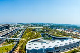 高铁+飞机+地铁！南宁国际空港综合交通枢纽竣工投运图片
