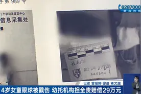 痛心！上海4岁女童被铅笔戳破眼球致十级伤残，现场竟没监控！谁来负责？图片