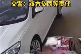 两大妈路边睡觉被车从身上压过，交警：双方负同等责任图片