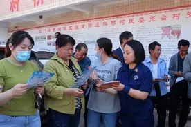 三门峡消防：“三下乡”做好麦收防火宣传 力促颗粒归仓图片