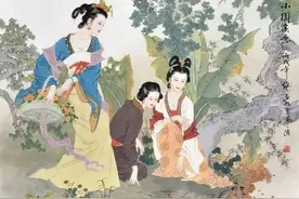 幽深鸟不惊，笑语欢声飘入耳，夕阳西下晚风轻图片